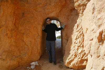 Mark on the Navajo Loop Trail