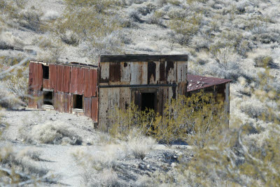 Building in Leadfield along the Titus Canyon Rd