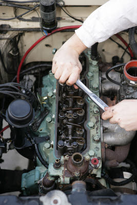 Removing rocker shaft