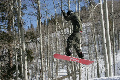 Alex in the Terrain Park