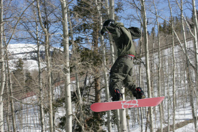 Alex in the Terrain Park