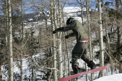 Alex in the Terrain Park