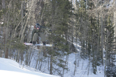 Alex in the Terrain Park