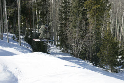 Alex in the Terrain Park