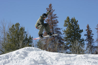 Alex in the Terrain Park