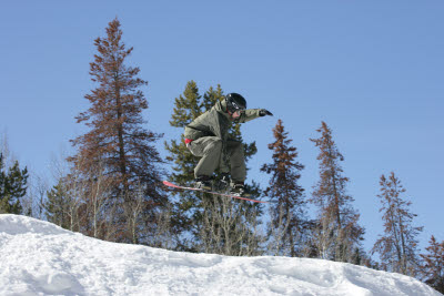 Alex in the Terrain Park