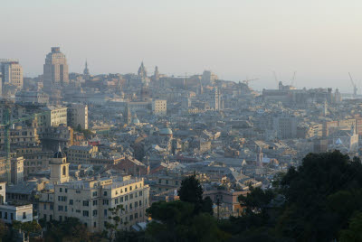 City Scape of Genoa