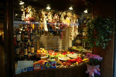 Shop window in Florence