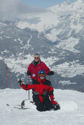 Albert and Joe in Bormio