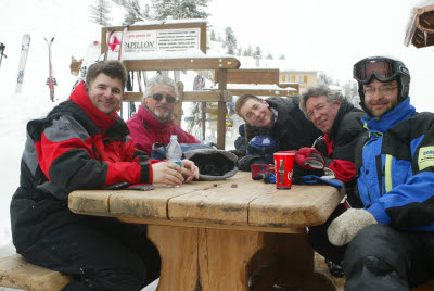 Lunch Break in Bormio