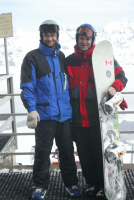 Mark and Joe in Bormio