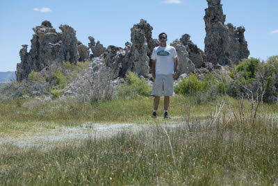 Mark at Mono Lake