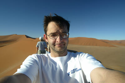 Self Portrait on Dune 45