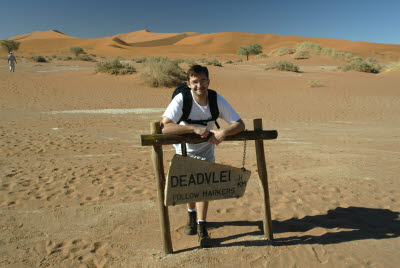 Start of a Deadvlei excursion