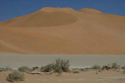 Contrasting layers of Geology near Sossusvlei