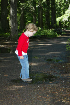 Emma puddlestomping