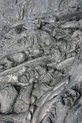 Closeup of Hardened Lava