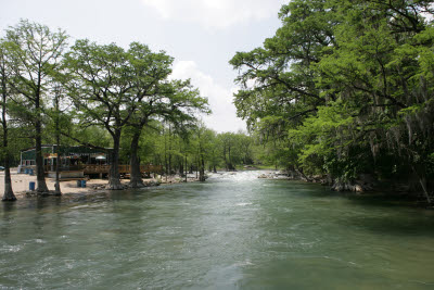 Guadalupe River as it passes through Gruene, Texas