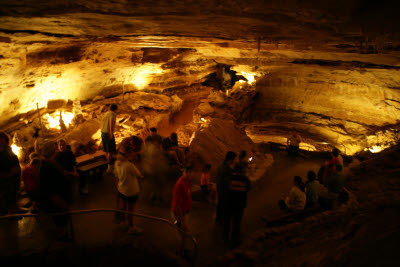 Touring Pluto's Anteroom in the Natural Bridge Caverns