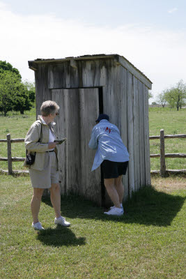 Investigating the outhouse