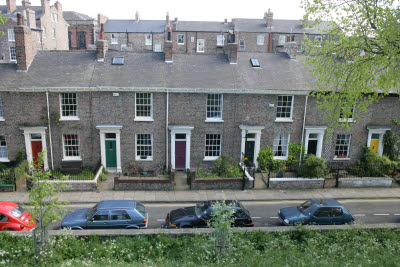 Row houses in York