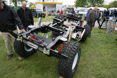 Extreme Defender Suspension display