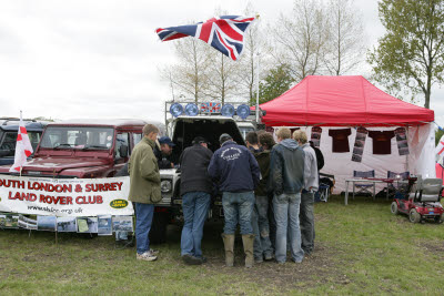 Checking out a land rover