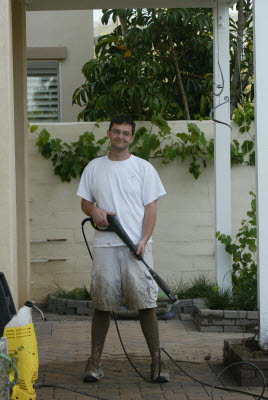 Pressure Wash Patio