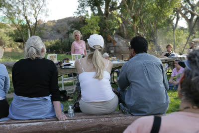 Tippi Hedren talks at Shambala