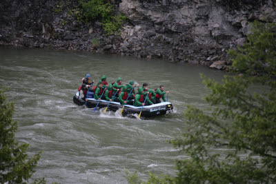 Rafting on the Snake River