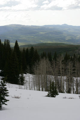 Summer Snow at Monte Cristo Summit