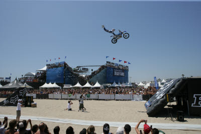 Motorcross at the Bank of the West Games, Huntington Beach, CA