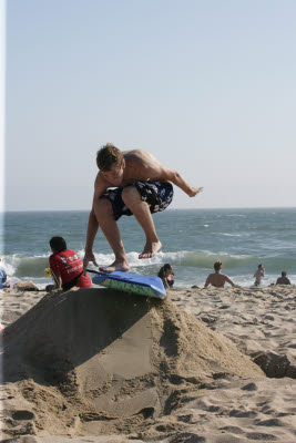 Alex Dune Boarding at Huntington Beach