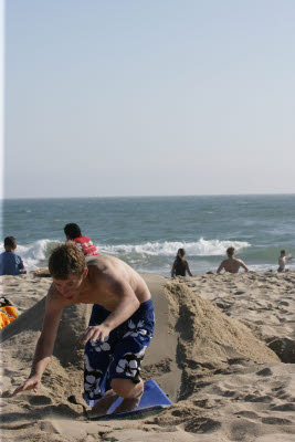 Alex Dune Boarding at Huntington Beach