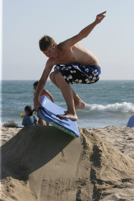 Alex Dune Boarding at Huntington Beach