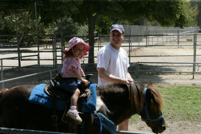 Maya on a pony ride