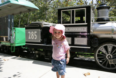 Maya takes a train ride