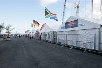 Team Compounds at America's Cup Park