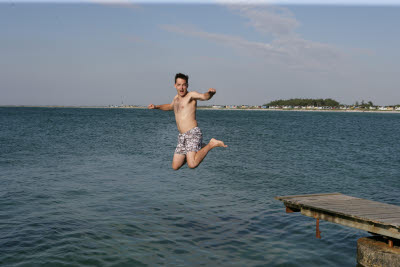 Swiming in the Baltic Sea, Skanör, Sweden