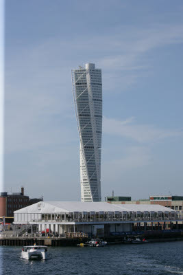 Turning Torso and Americas Cup Fordeck Club
