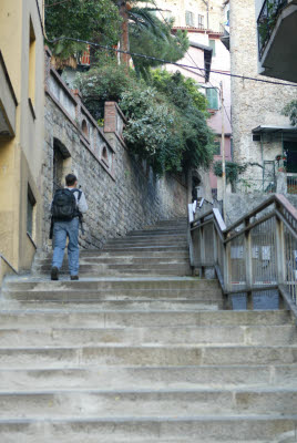 Starting the Climb to Citti Vecchio