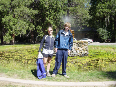 Fountain at Wawona Hotel