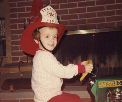 K.C. at Grandma Tomshecks house on Lake Briarwood