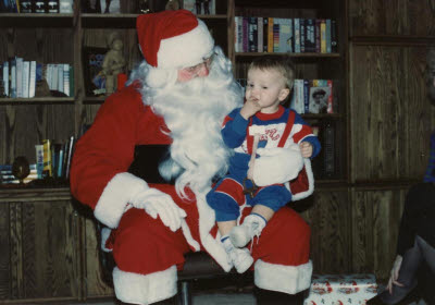 Brian and Santa