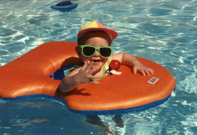 Alex in the Pool