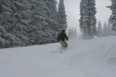 Eric Snowboarding