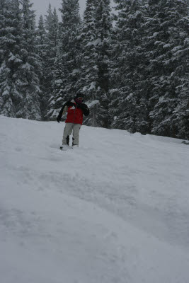 Nick Snowboarding