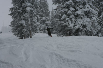Alex doing 180