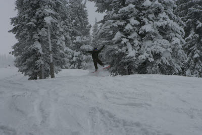 Alex doing 180