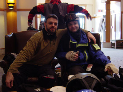 K.C. and Mark at Golden Peak Lodge in Vail